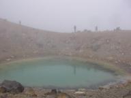 Modderbubbels en verwarmde kampeergrond