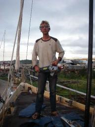 Hafskip op het droge