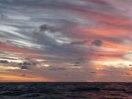 Familie op zee